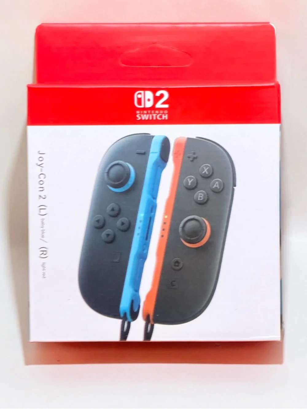 Nintendo Joy-Con 2 Controller Set - Black with Blue & Orange Accents